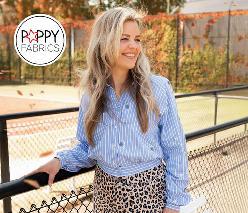 Poppy branded fabrics