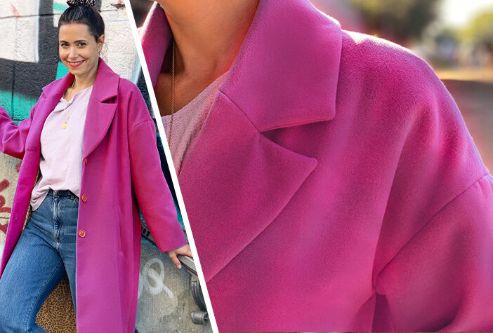 Sew yourself a new coat in this season's trend colour!