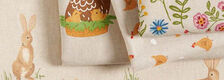 Easter fabrics with motif