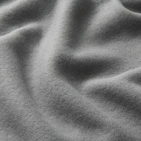 Cotton Fleece Plain – grey | Remnant 70cm, 