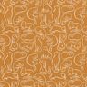 Cotton Cretonne playful cats – curry yellow,  thumbnail number 1