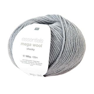 Essentials Mega Wool chunky | Rico Design – light grey, 