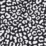 Swimsuit Fabric abstract leopard spots – blue-black/white,  thumbnail number 6