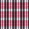 Stretch trouser fabric large check – black/intense pink,  thumbnail number 1