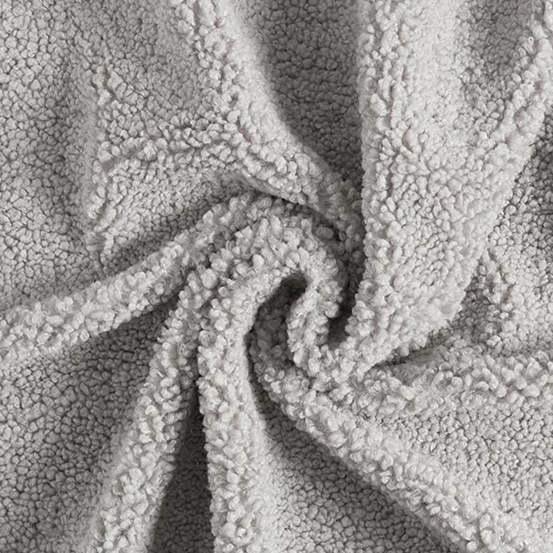 Teddy fur upholstery fabric – light grey,  image number 1