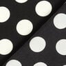 Crepe Weave polka dots [2.5 cm] – black,  thumbnail number 4