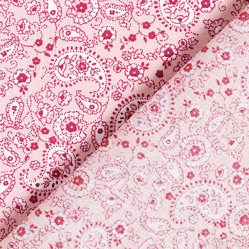 Cotton Cretonne Paisley – pink,  image number 4