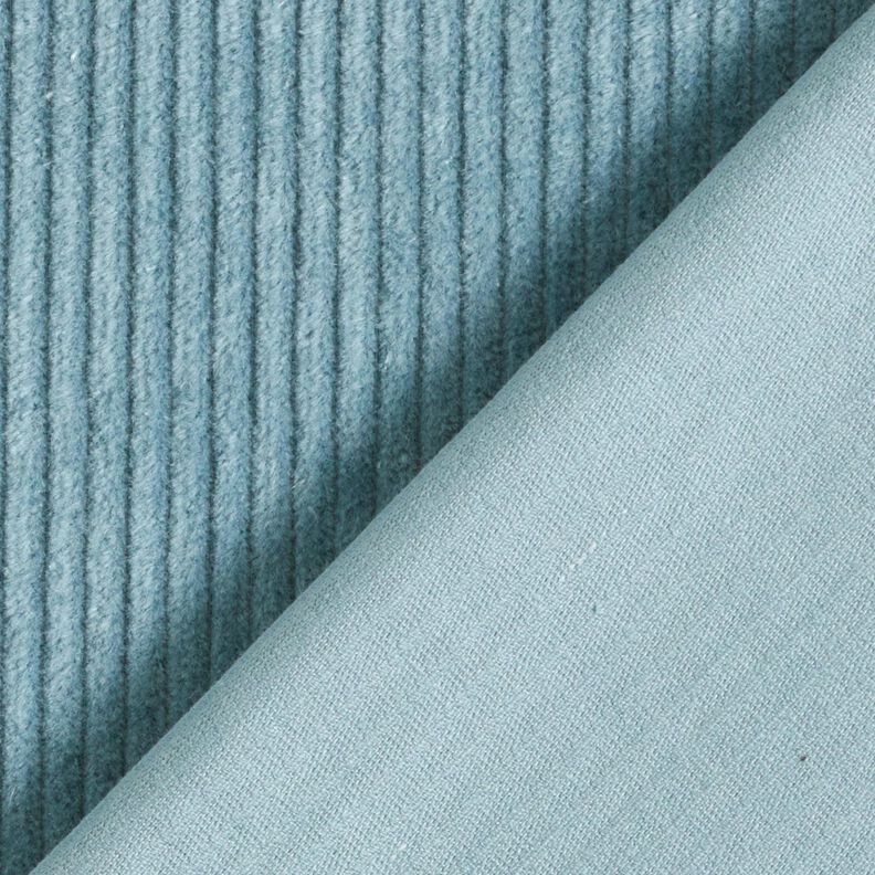 Stretchy wide corduroy – dove blue,  image number 3