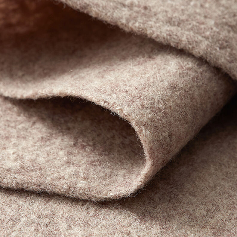 Fulled woollen loden Mottled – sand,  image number 4
