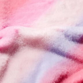 Faux Fur diagonal gradient – pink/mauve, 