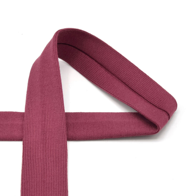 Bias binding Cotton Jersey [20 mm] – burgundy,  image number 1