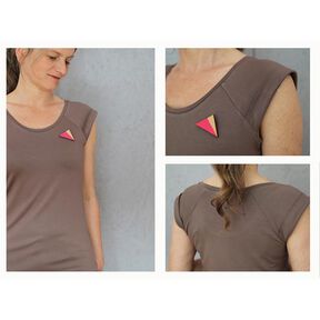 FRAU JOSY - tank top with raglan seams and lapels on the shoulders, Studio Schnittreif | XS - XL, 