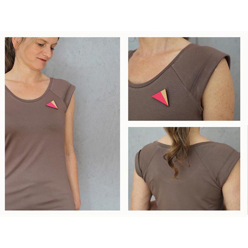 FRAU JOSY - tank top with raglan seams and lapels on the shoulders, Studio Schnittreif | XS - XL,  image number 2