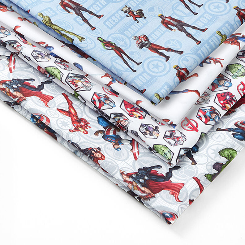 Cretonne Licensed Fabric Spiderman | Marvel – white,  image number 5