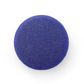 Covered button, Cotton Twill Stretch – royal blue, 