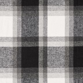 Coat flannel check | Katia Fabrics – misty grey/antique silver, 