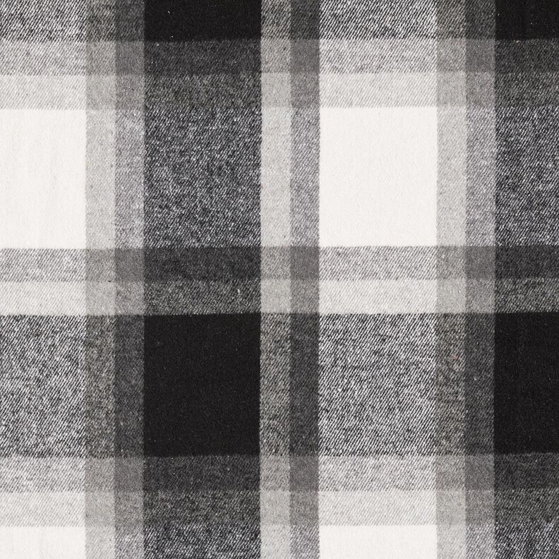 Coat flannel check | Katia Fabrics – misty grey/antique silver,  image number 1