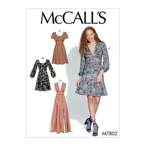 Misses' Dresses, McCalls 7802 | 14 - 22, 