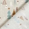 Cotton Poplin minimalist fir trees – light taupe,  thumbnail number 4