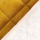 Upholstery Fabric Velvet Quilted Fabric – mustard,  thumbnail number 3