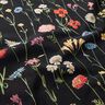 Decor Fabric Tapestry Fabric wildflowers – black/rosé,  thumbnail number 2