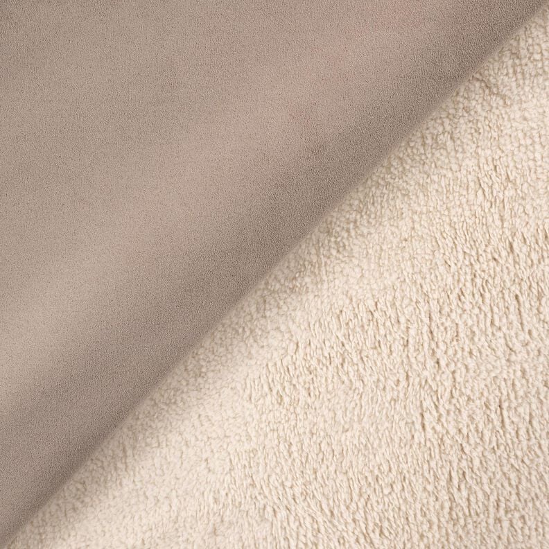 Velour with Sherpa Fur backing – anemone,  image number 4