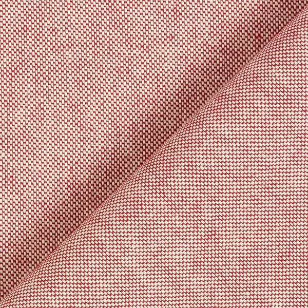 Decor Fabric Half Panama Cambray Recycled – carmine/natural,  image number 3
