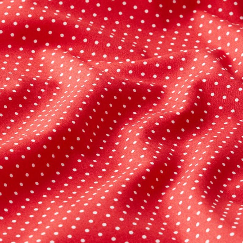 Cotton Poplin Little Dots – red/white,  image number 2