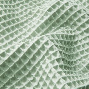 Waffle Piqué large honeycombs – pale mint, 