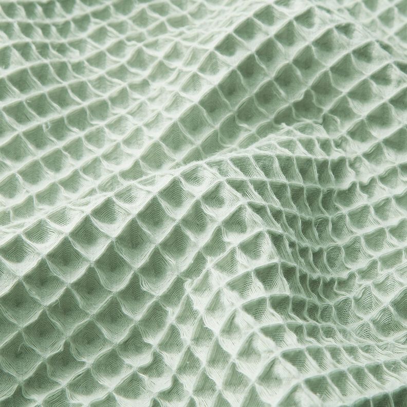 Waffle Piqué large honeycombs – pale mint,  image number 2