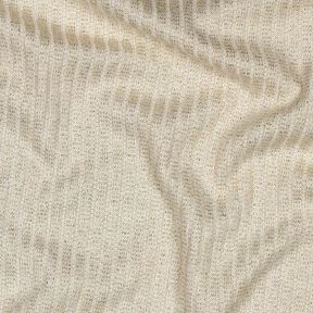 Ribbed Knit Lurex – offwhite/metallic gold, 