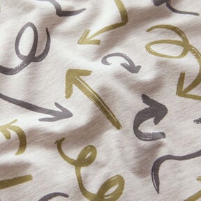 Cotton Jersey Wild arrows | by Poppy natural, 