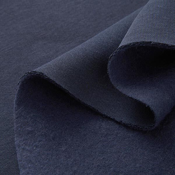 Brushed Sweatshirt Fabric – navy,  image number 4