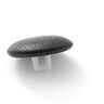 Faux Leather Shank Button – black,  thumbnail number 2
