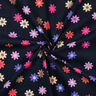 Baby Cord Flowers with glitter print | Poppy Fabrics – navy blue,  thumbnail number 3