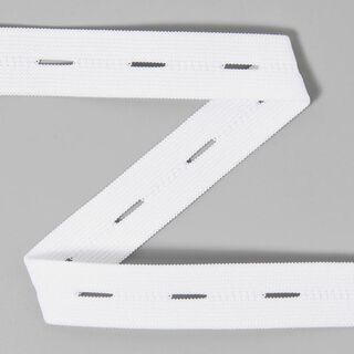 Buttonhole elastic 501 – white | YKK, 