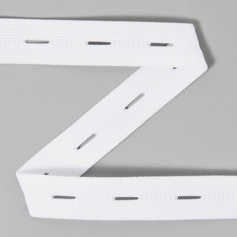 Buttonhole elastic 501 – white | YKK,  image number 1