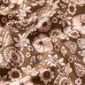 Cotton Cretonne Retro flowers – olive/rosé,  thumbnail number 2