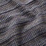 Textured glitter yarn coat fabric – midnight blue/dune,  thumbnail number 2