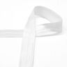 Elastic edging tape (folding elastic) glossy [20 mm] – white,  thumbnail number 1