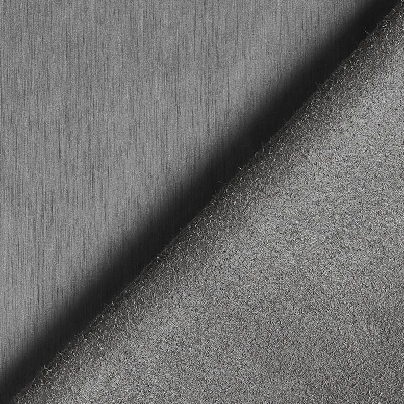 Upholstery Fabric Imitation Leather Shimmering – stone grey,  image number 4
