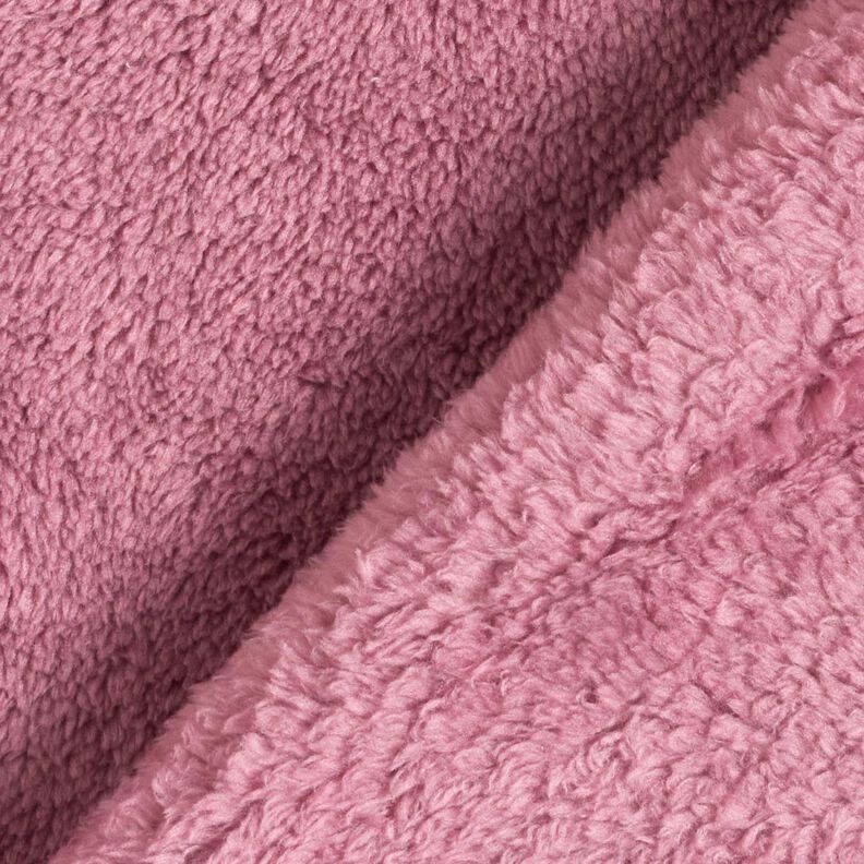 Faux Fur Plain plush – dark dusky pink, image number 3