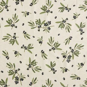 Coated Cotton olive branches – natural/pine, 