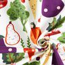 French Terry happy vegetables – ivory,  thumbnail number 3