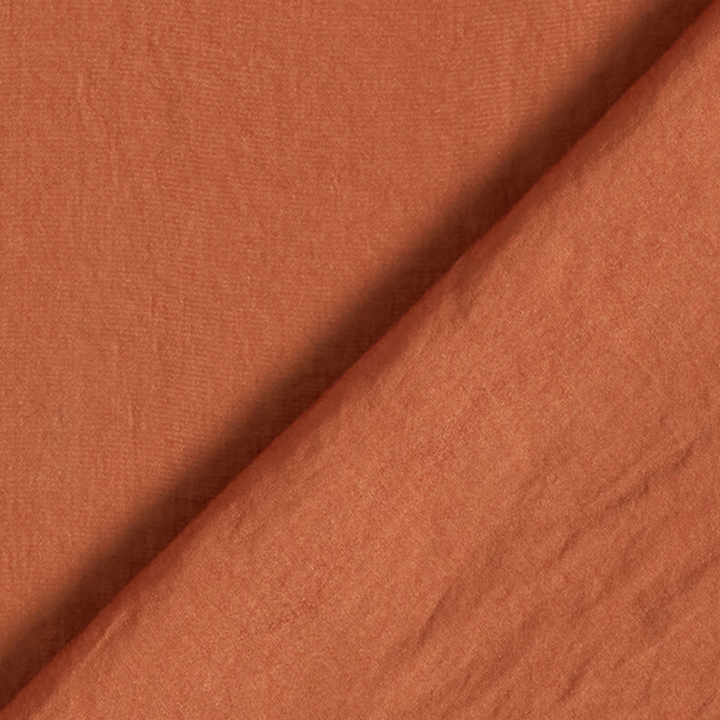 Plain crinkle lightweight blouse fabric – bronze,  image number 3