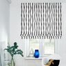 Decor Fabric Half Panama wavy stripes – black/ivory,  thumbnail number 6
