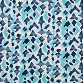 Viscose Jersey Ikat Patterns – sky blue/midnight blue, 