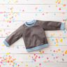 Cuffing Fabric Plain – brilliant blue,  thumbnail number 4