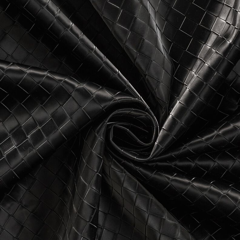Imitation Leather Braided | Katia Fabrics – black,  image number 3