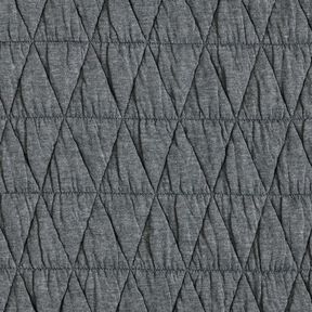 Quilted jersey diamonds – grey, 